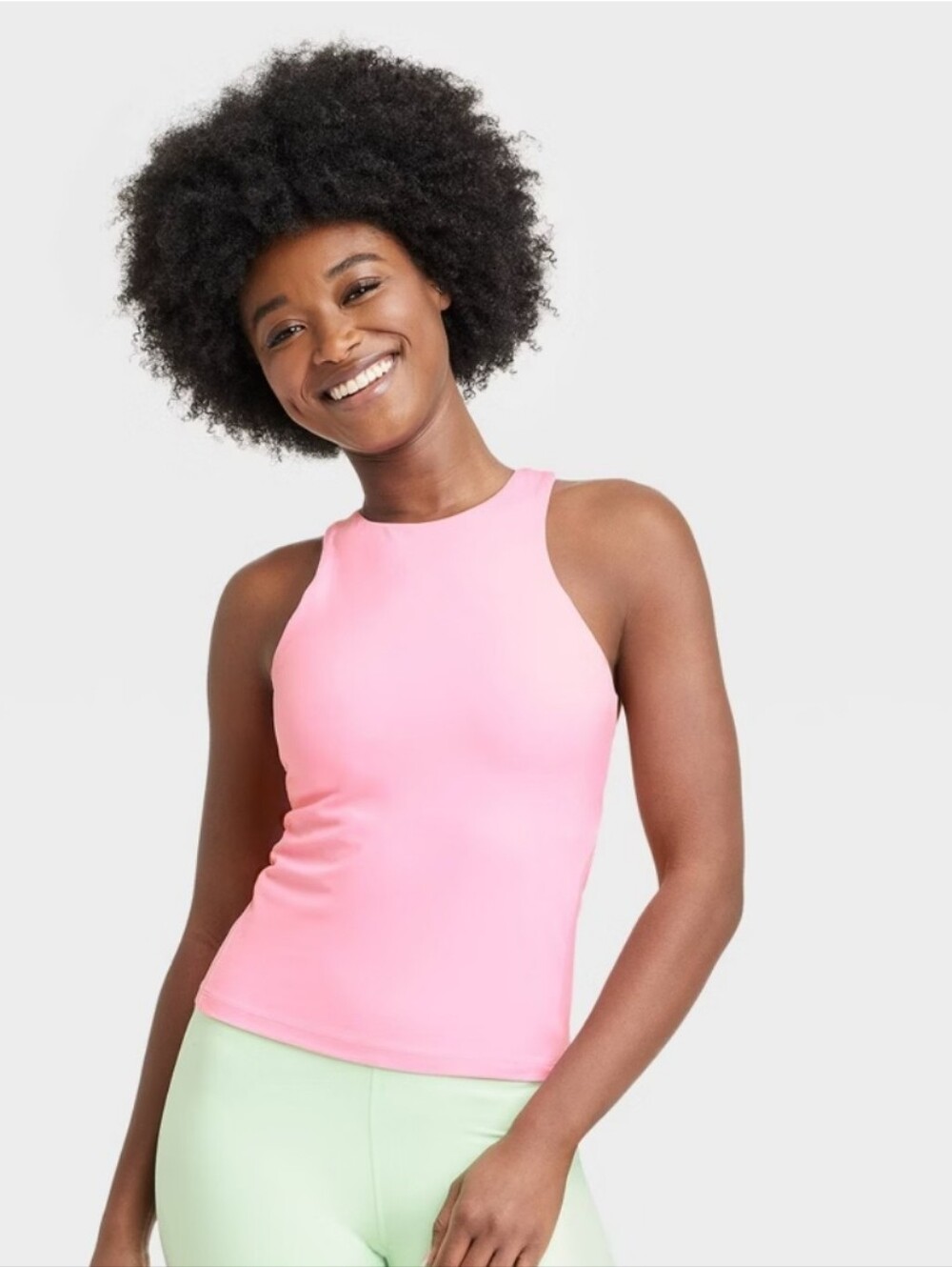 Women's Everyday Soft Racerback Tank Top - All In Motion Pink XS
